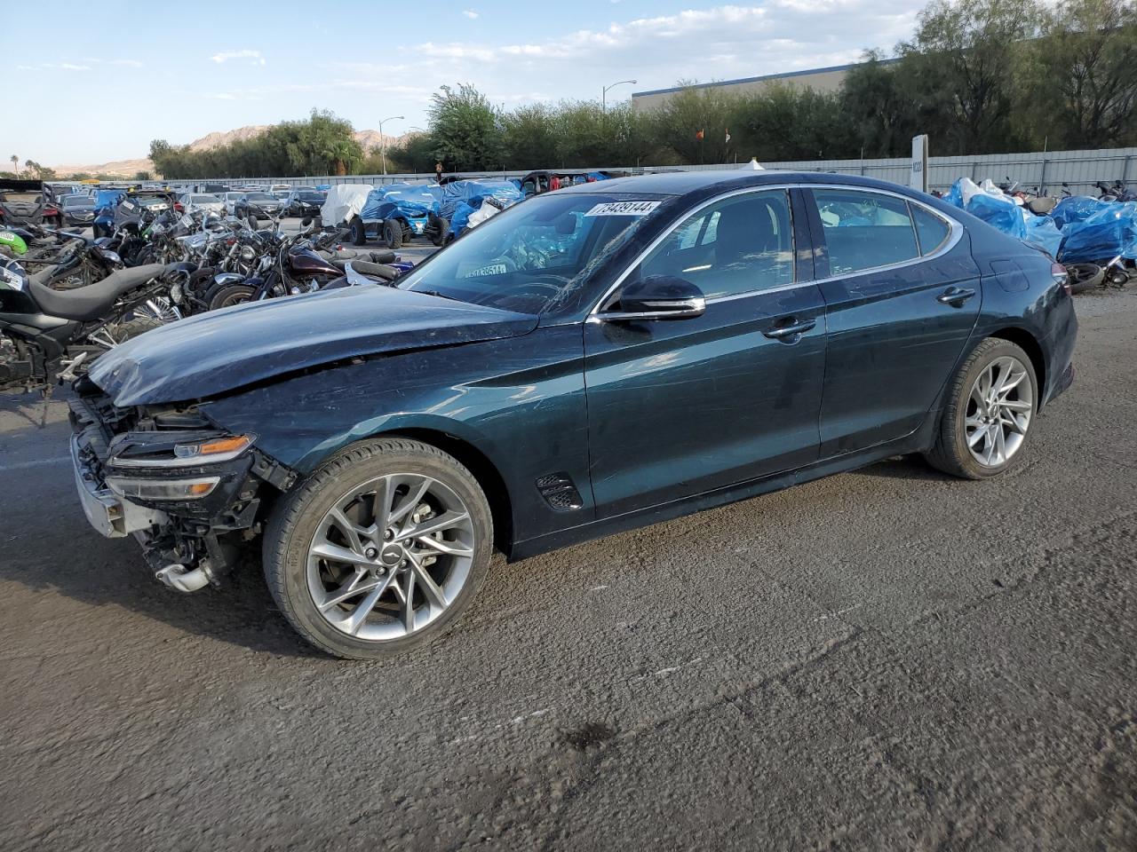 2022 GENESIS G70 BASE VIN:KMTG34TA2NU094241