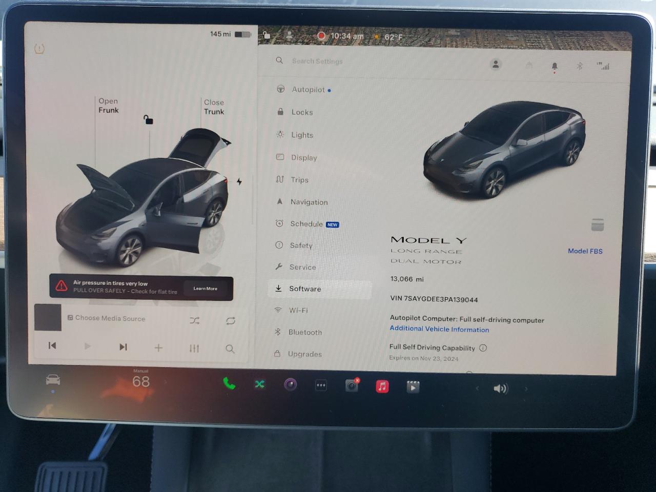 2023 TESLA MODEL Y  VIN:7SAYGDEE3PA139044