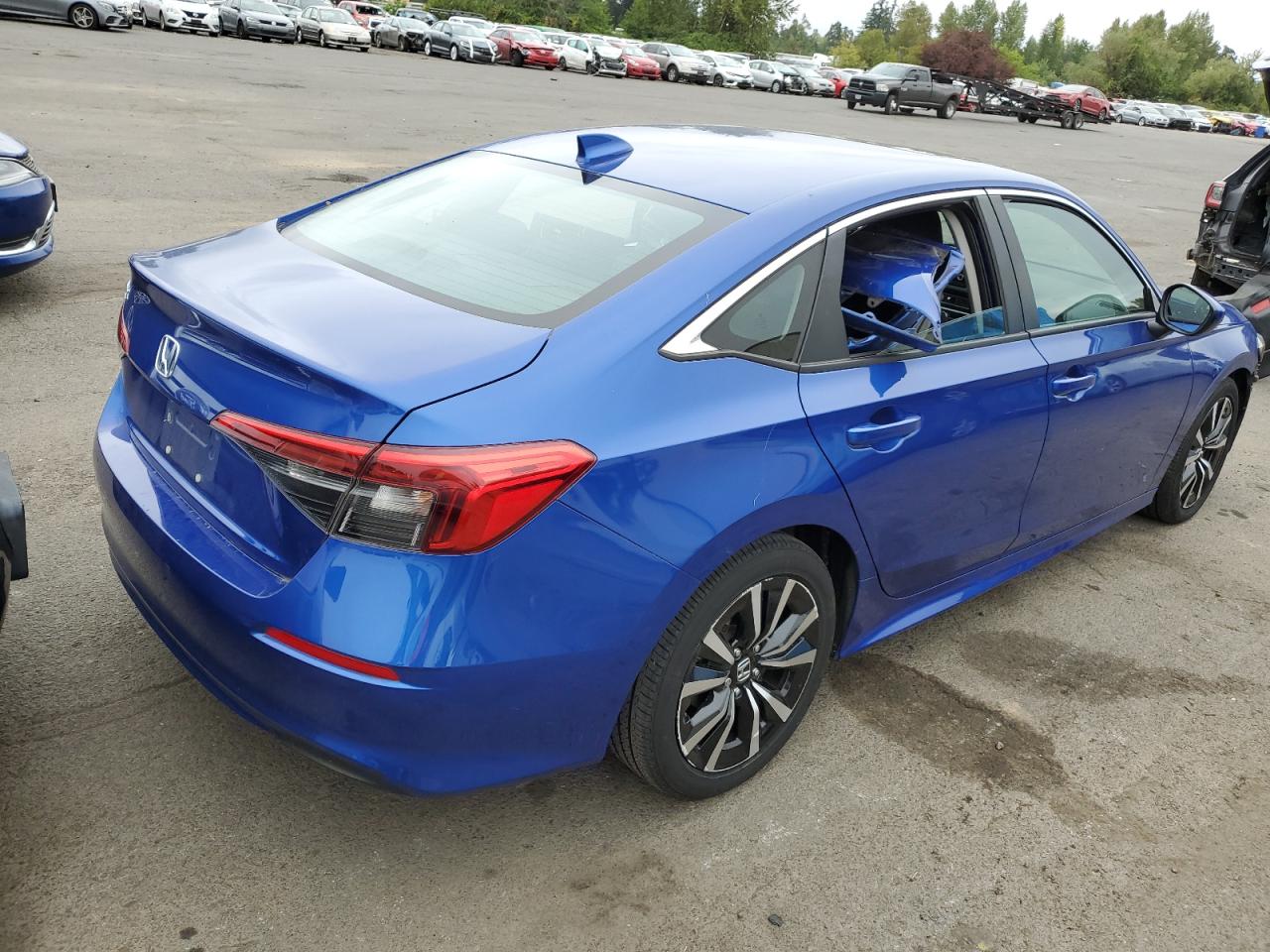 2022 HONDA CIVIC EX VIN:2HGFE1F75NH306797