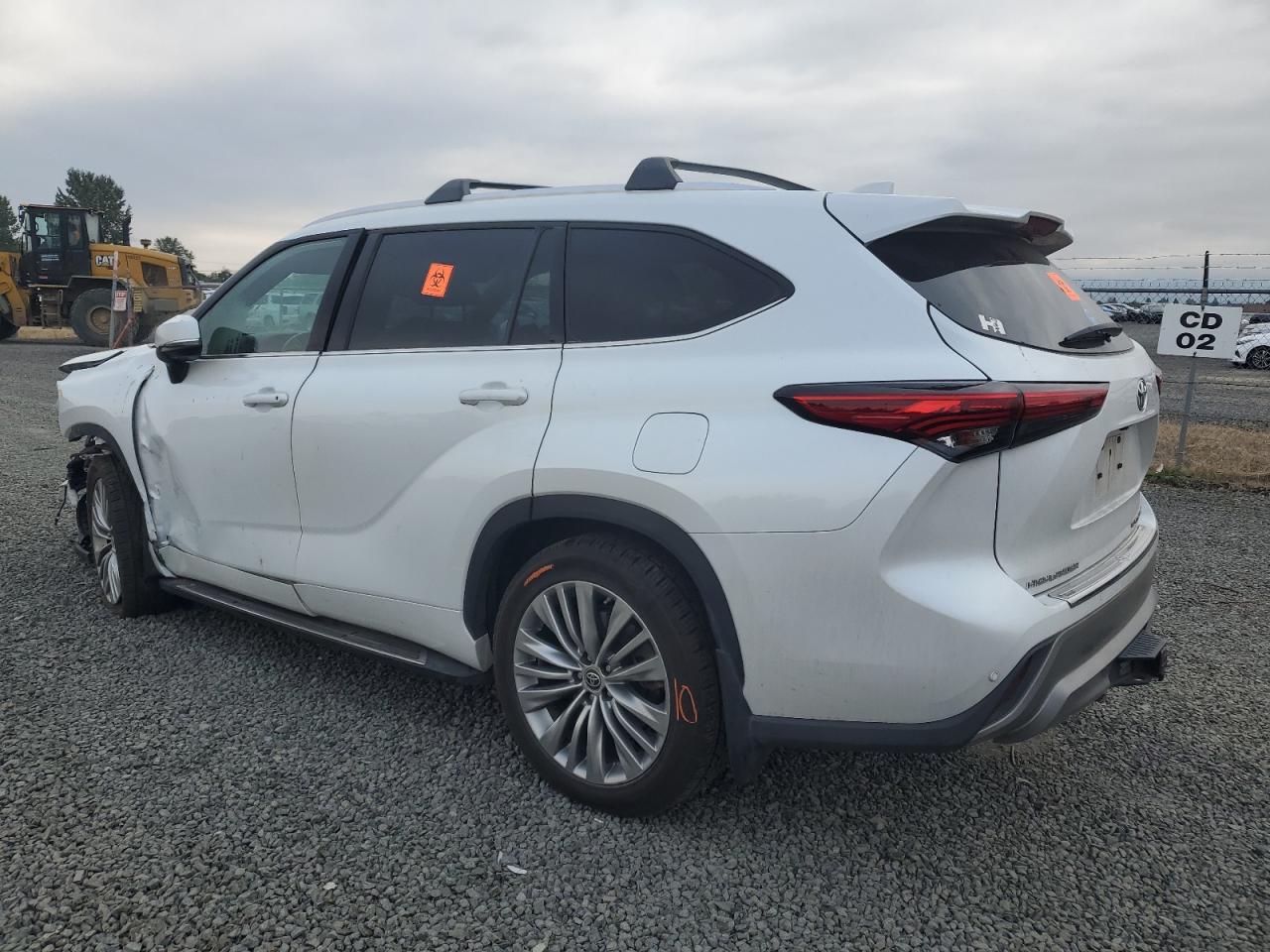 2022 TOYOTA HIGHLANDER PLATINUM VIN:5TDFZRBH5NS196044