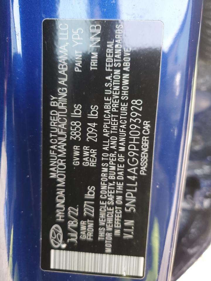 2023 HYUNDAI ELANTRA SE VIN:KMHLL4DG7RU845108