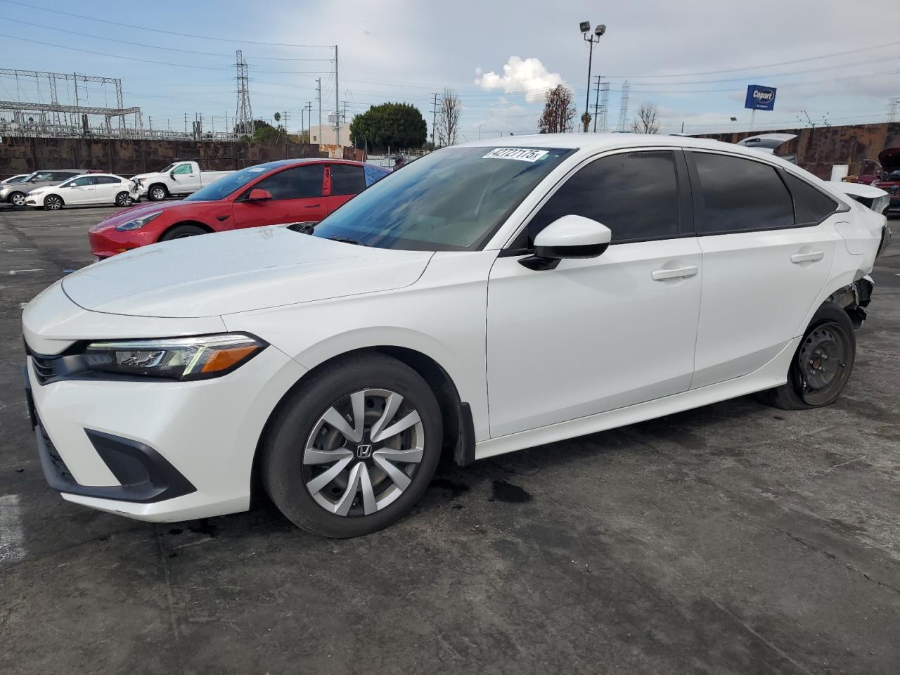 2022 HONDA CIVIC LX VIN:2HGFE2F2XNH522977