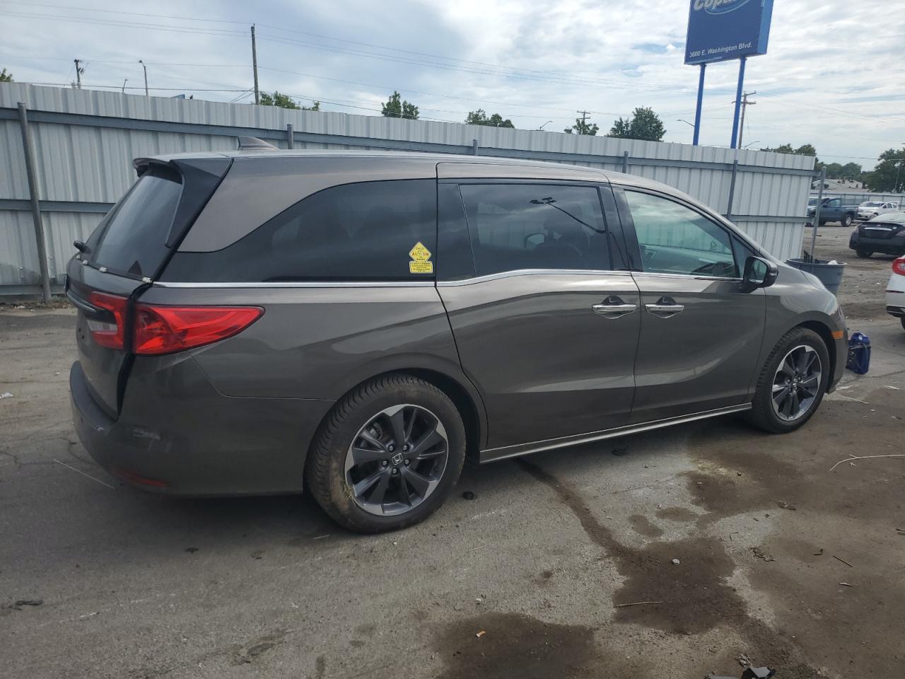 2022 HONDA ODYSSEY ELITE VIN:5FNRL6H99NB048741