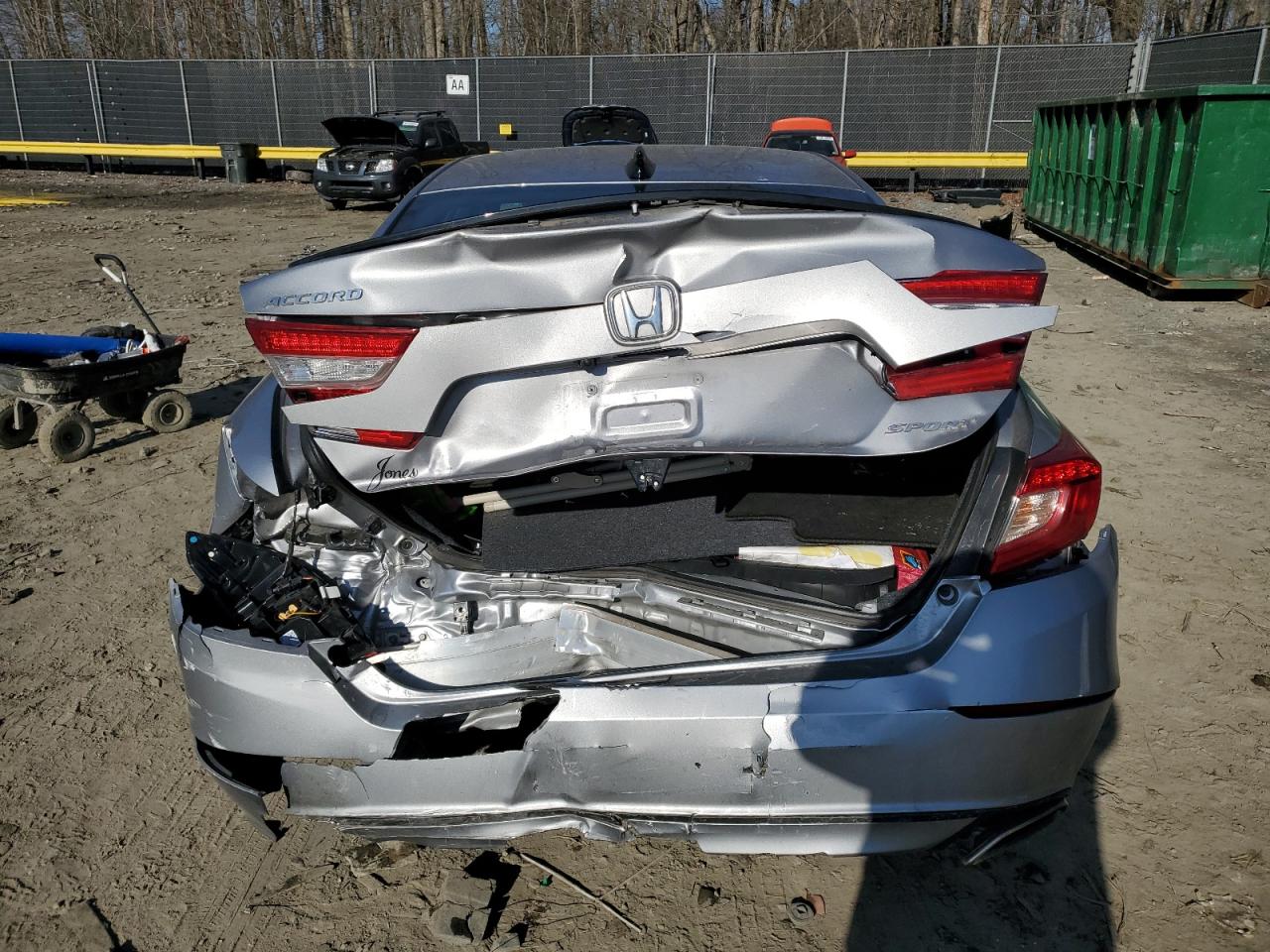 2022 HONDA ACCORD SPORT VIN:1HGCV1F30NA032889