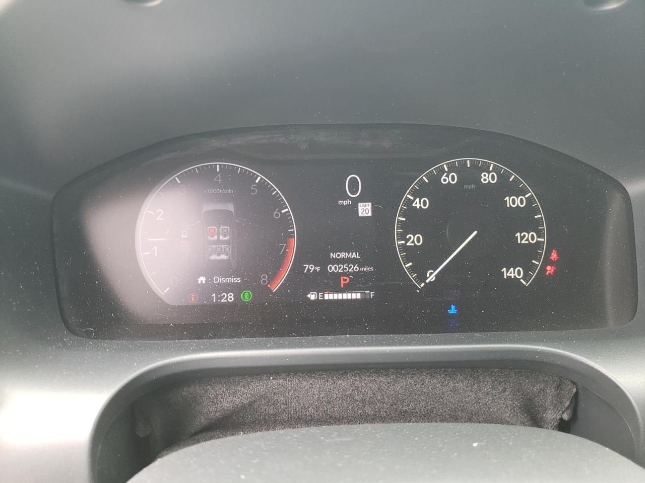 2024 HONDA HR-V SPORT VIN:3CZRZ1H52RM736431