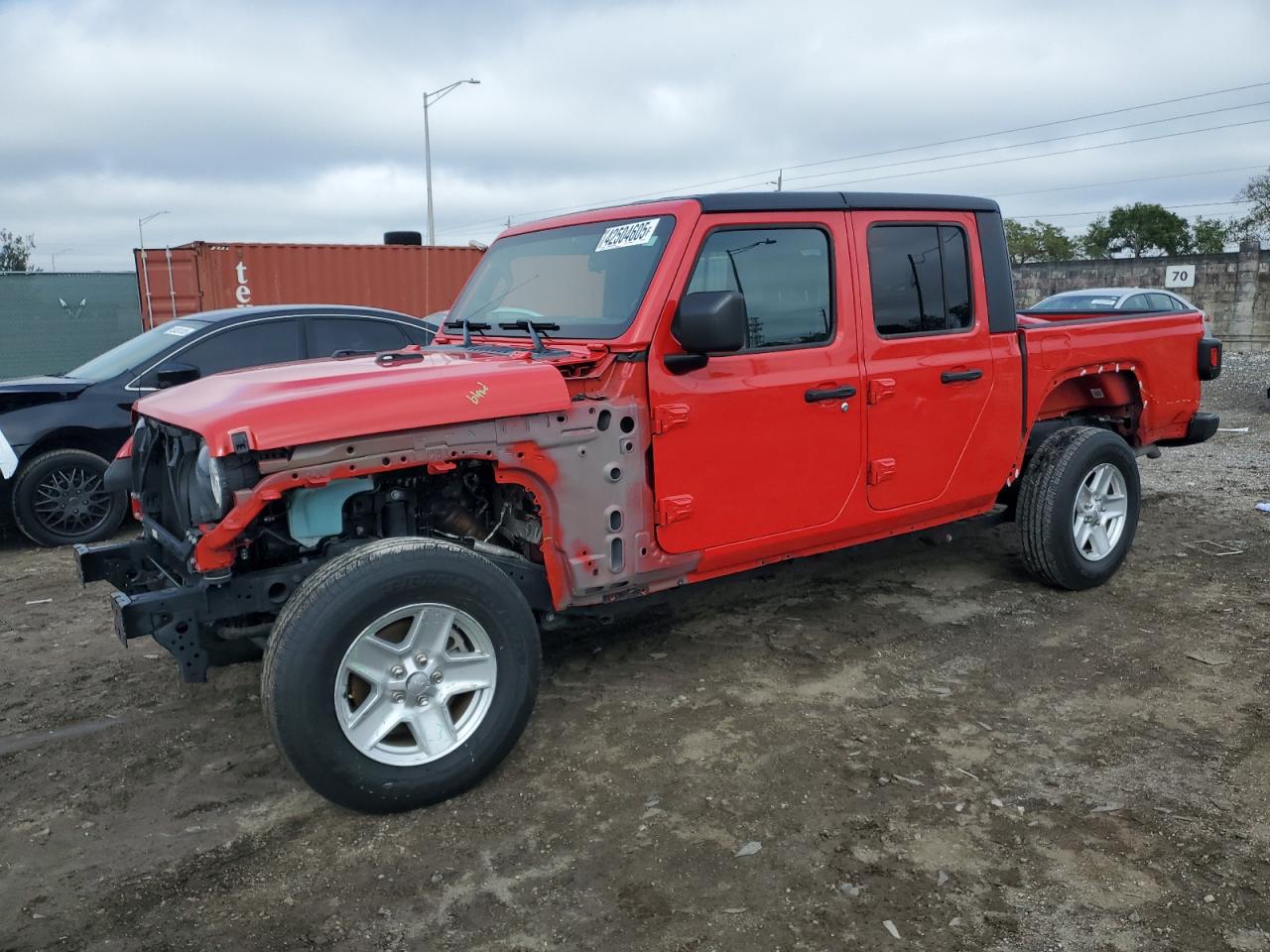 2022 JEEP GLADIATOR SPORT VIN:1C6HJTAG7NL166395
