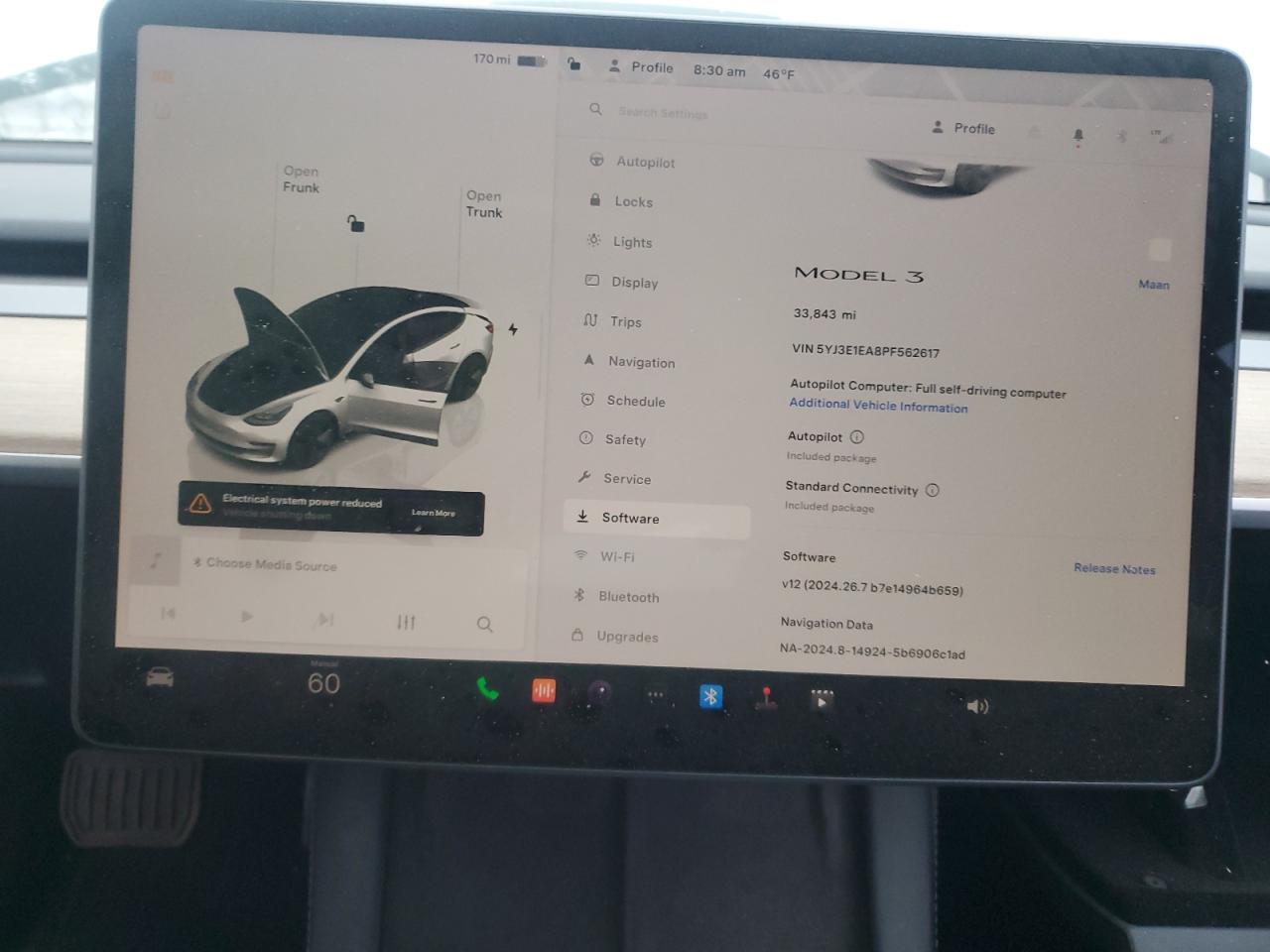 2023 TESLA MODEL 3  VIN:5YJ3E1EA8PF562617