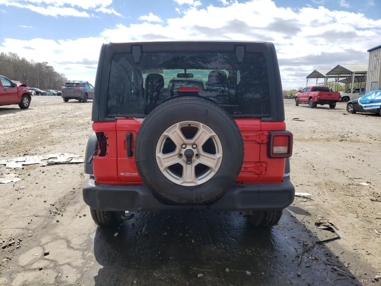 2022 JEEP WRANGLER SPORT VIN:1C4GJXAG3NW163763