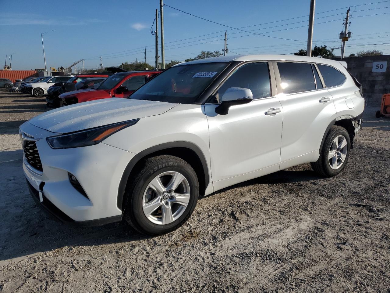 2023 TOYOTA HIGHLANDER HYBRID LE VIN:5TDZARAH2PS518731