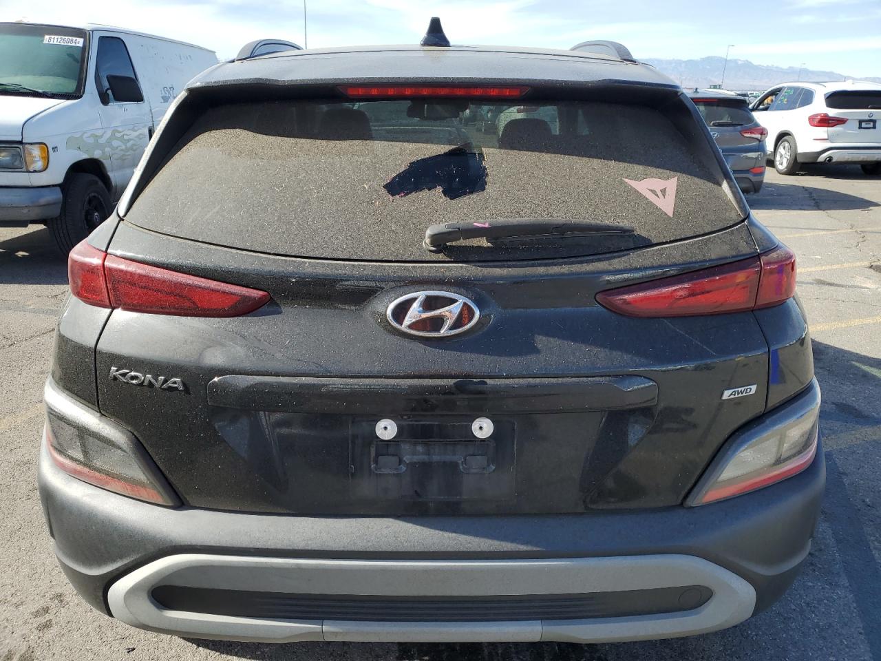 2022 HYUNDAI KONA SEL VIN:KM8K6CAB3NU786512