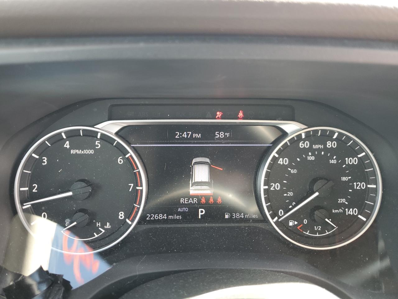 2022 NISSAN ROGUE S VIN:5N1BT3AB5NC712023