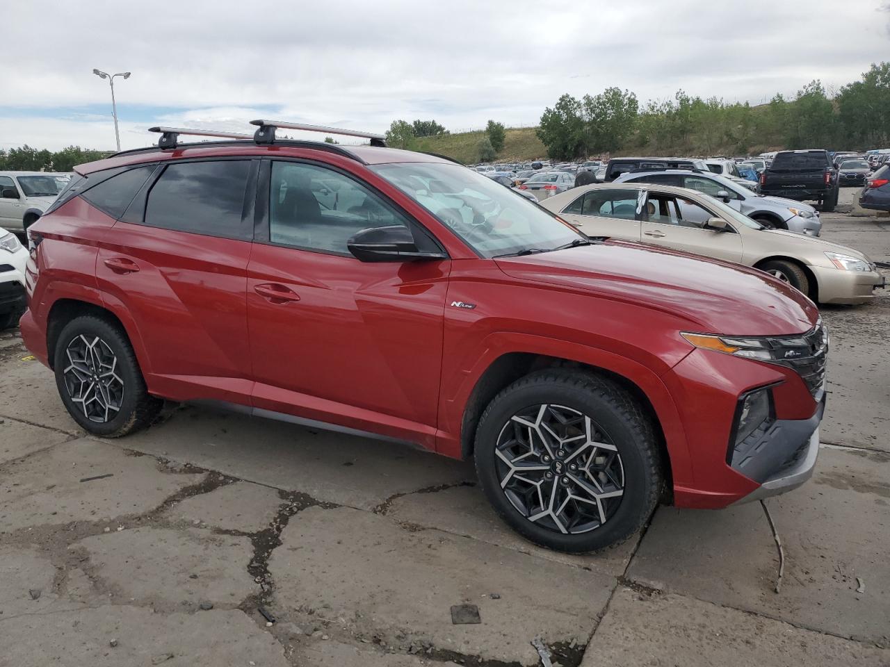 2022 HYUNDAI TUCSON N LINE VIN:KM8JFCAE0NU162947