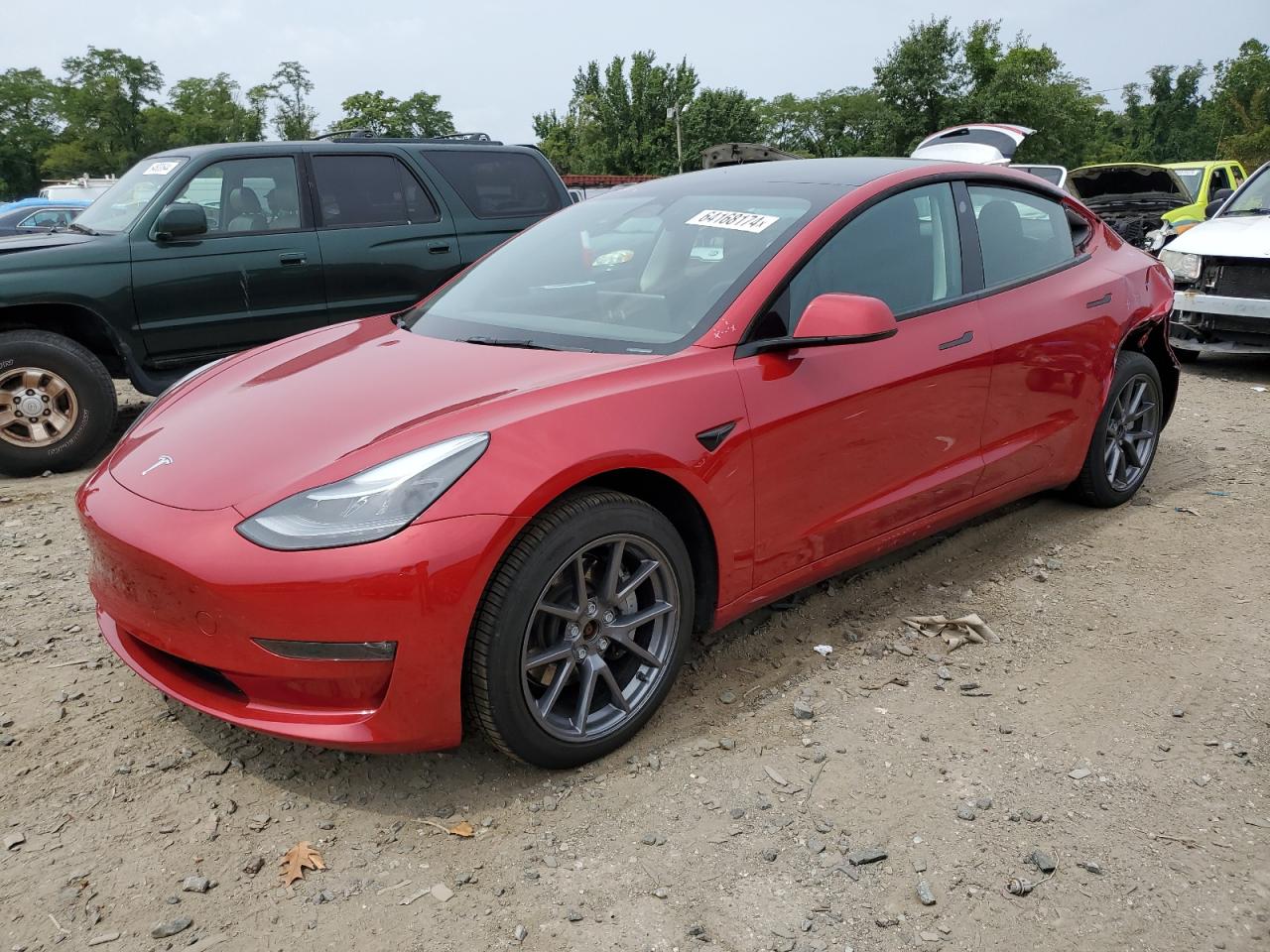 2022 TESLA MODEL 3  VIN:5YJ3E1EB1NF238091