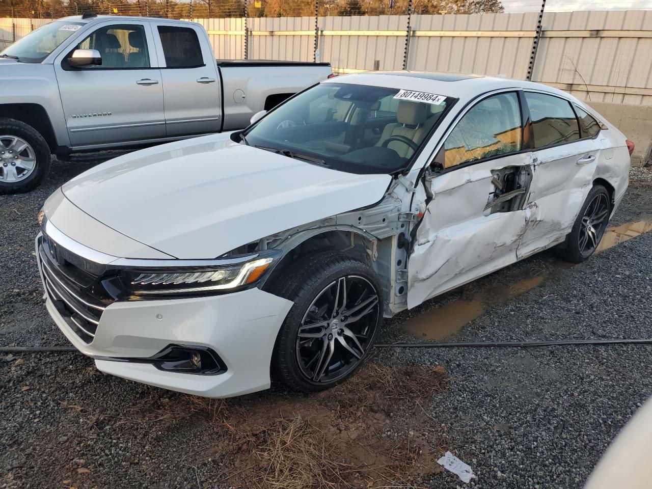 2022 HONDA ACCORD TOURING HYBRID VIN:1HGCV3F92NA000185