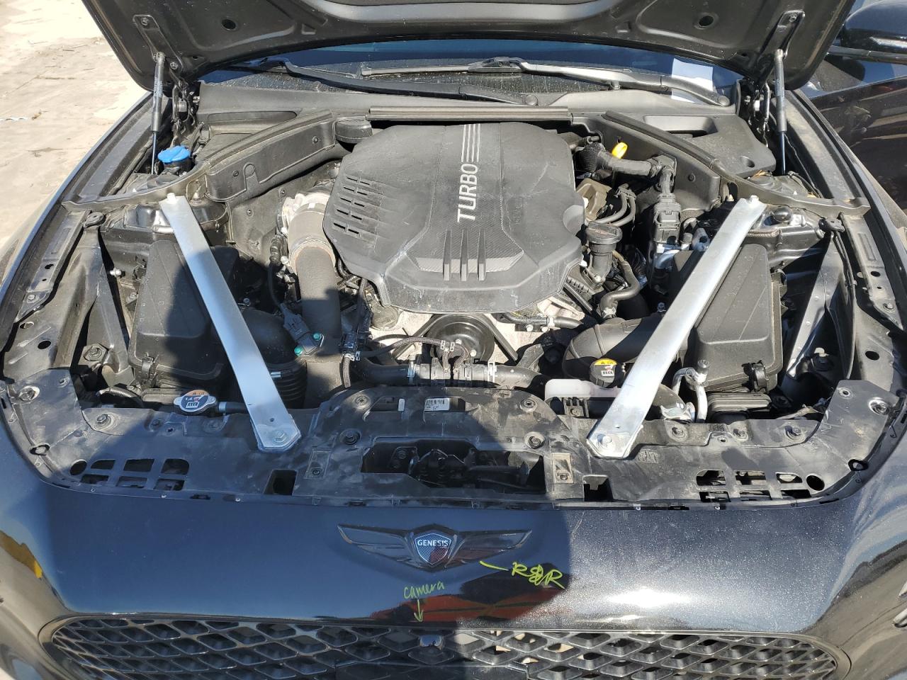 2022 GENESIS G70 BASE VIN:KMTG54TE0NU103581