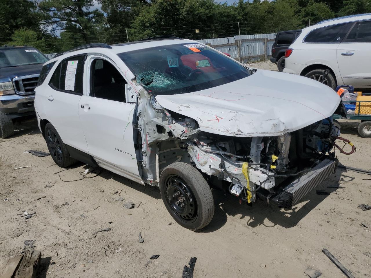 2022 CHEVROLET EQUINOX RS VIN:3GNAXWEVXNS172700