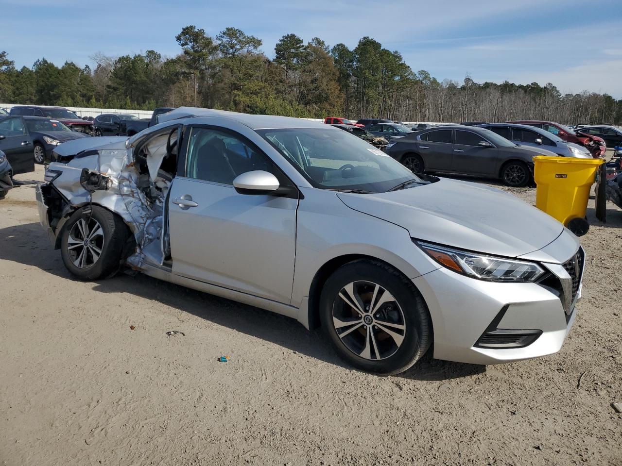 2022 NISSAN SENTRA SV VIN:3N1AB8CV7NY231191