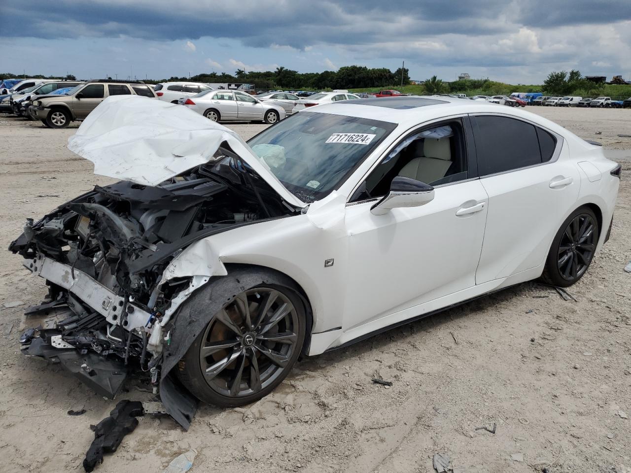 2022 LEXUS IS 350 F SPORT VIN:JTHGZ1B2XN5048879