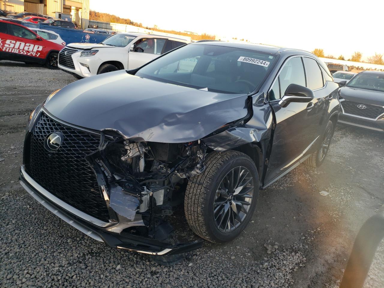 2022 LEXUS RX 350 F SPORT VIN:2T2SZMDA7NC351733