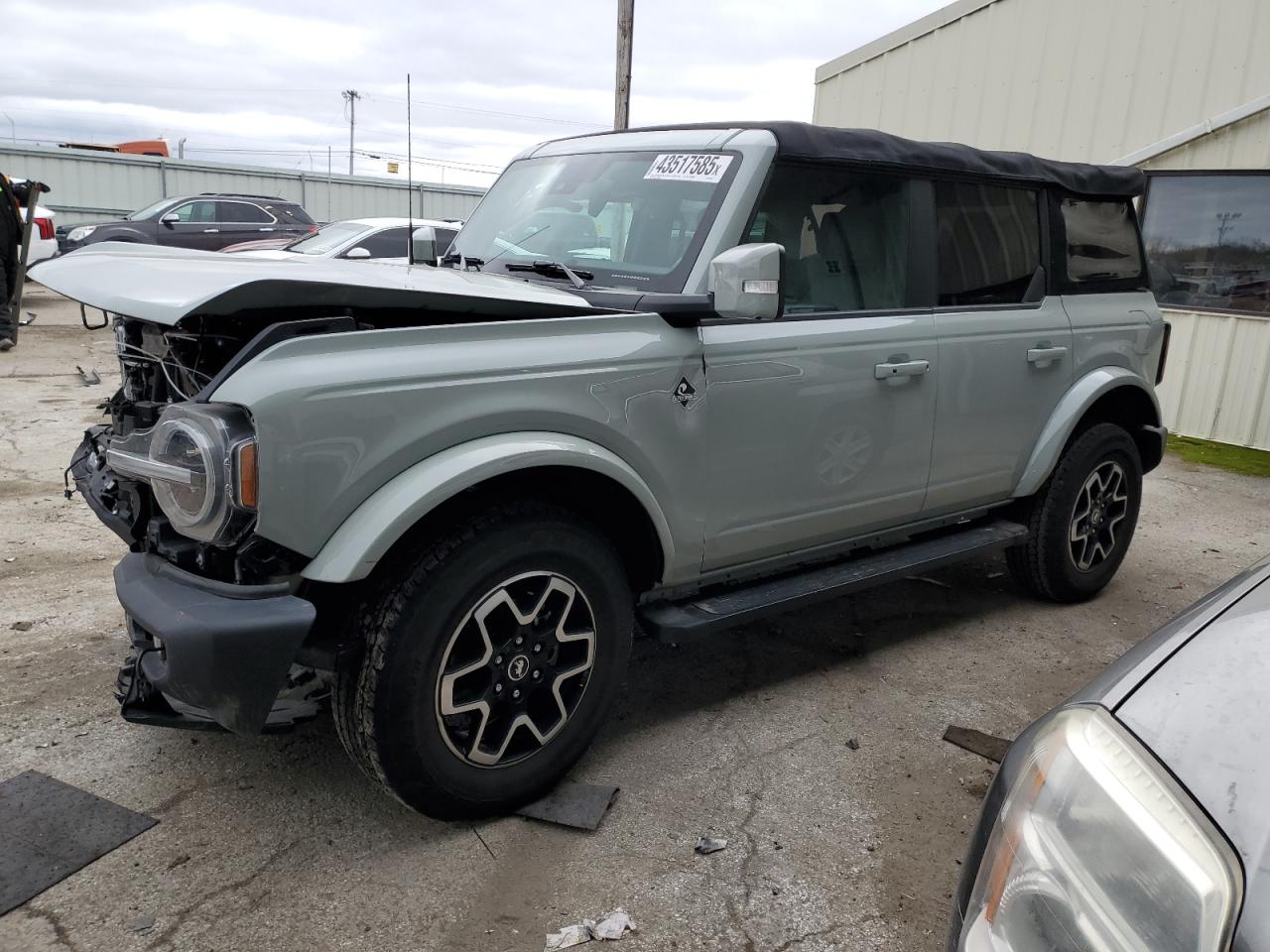2022 FORD BRONCO BASE VIN:1FMEE5BP2NLB48280