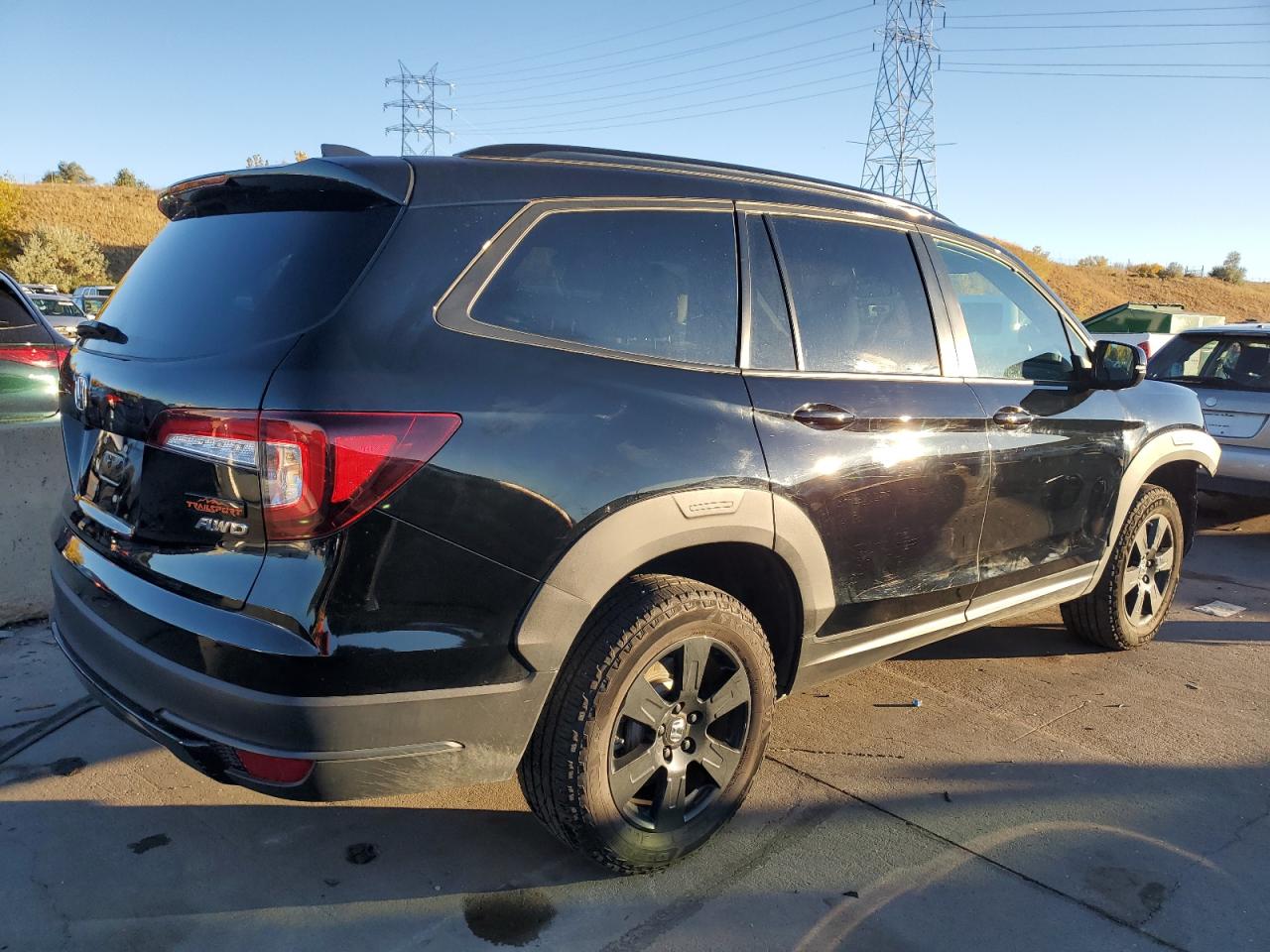 2022 HONDA PILOT TRAILSPORT VIN:5FNYF6H87NB058663