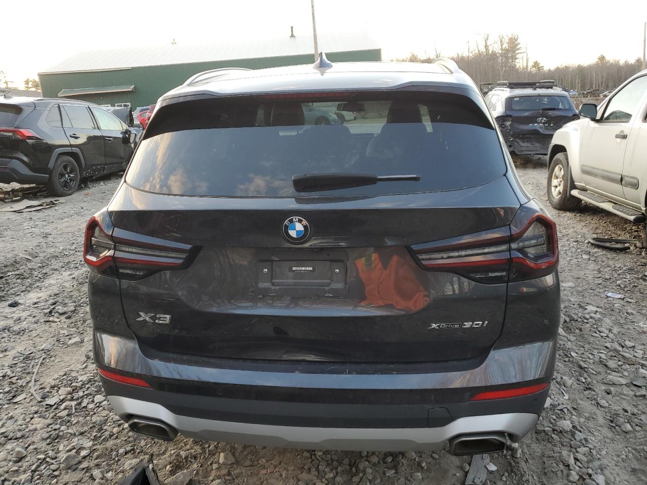 2022 BMW X3 XDRIVE30I VIN:5UX53DP00N9M55796