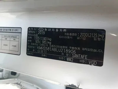 2020 Hyundai Santa FE KMHS581ABLU218906 VIN:KMHS581ABLU218906