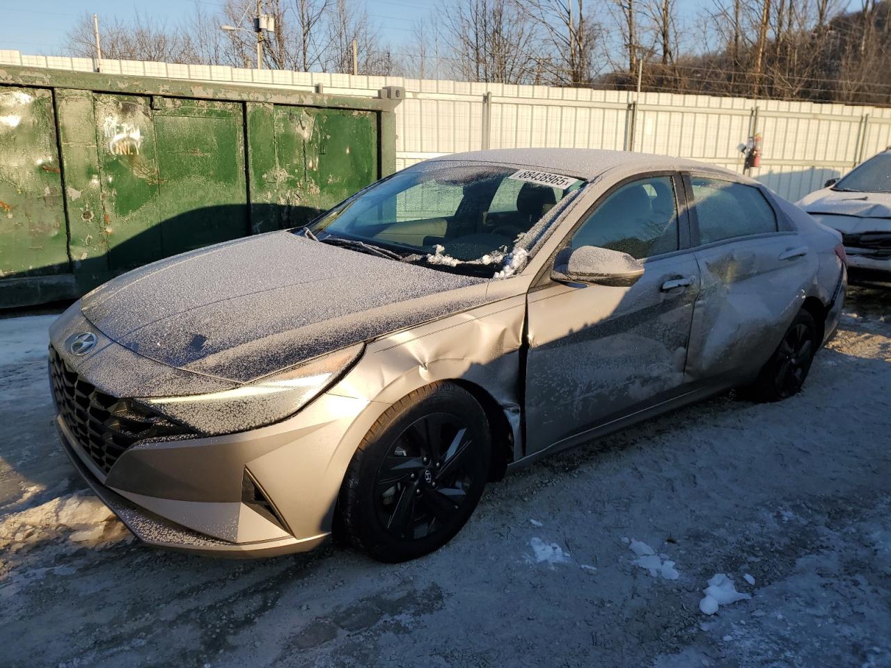 2022 HYUNDAI ELANTRA BLUE VIN:KMHLM4AJXNU023796