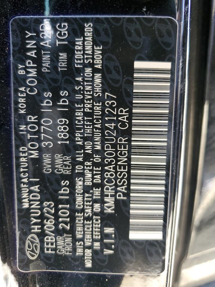 2023 HYUNDAI VENUE SEL VIN:KMHRC8A30PU241237