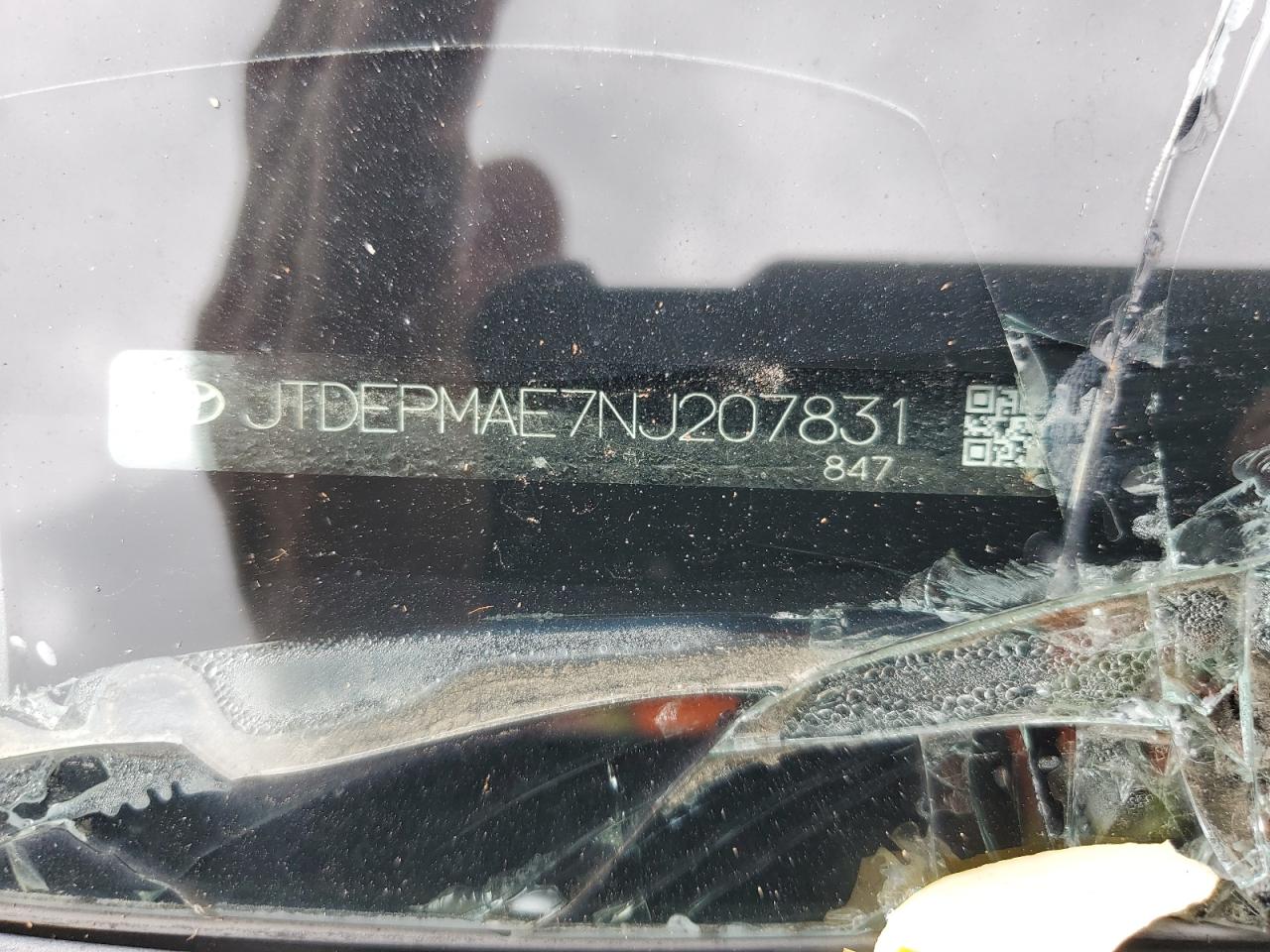 2022 TOYOTA COROLLA LE VIN:JTDEPMAE7NJ207831