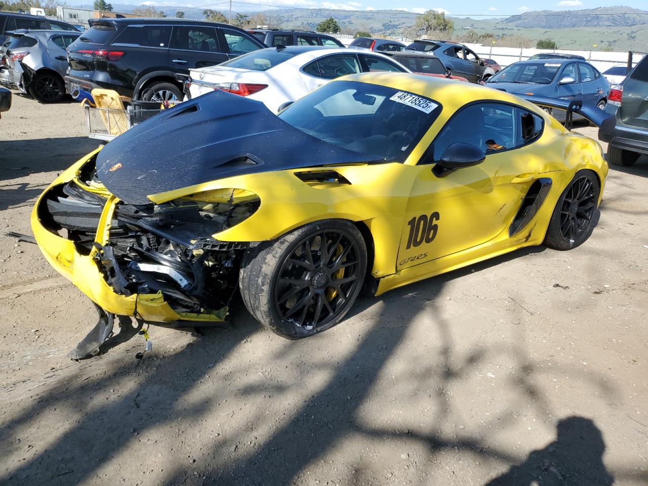 2023 PORSCHE CAYMAN GT4 RS VIN:WP0AE2A85PS280003