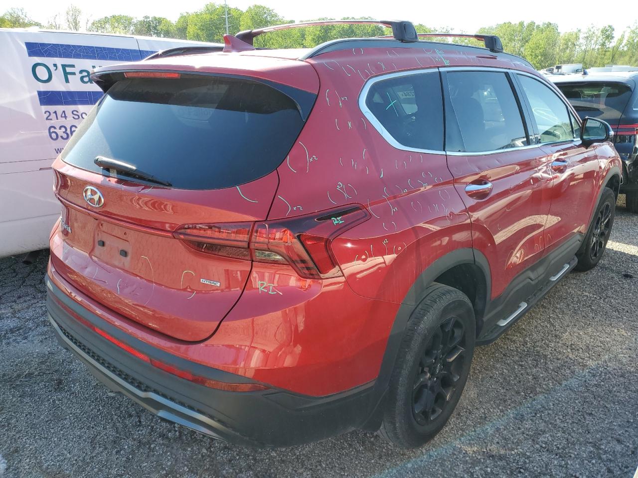 2022 HYUNDAI SANTA FE SEL VIN:5NMS6DAJ6NH473219