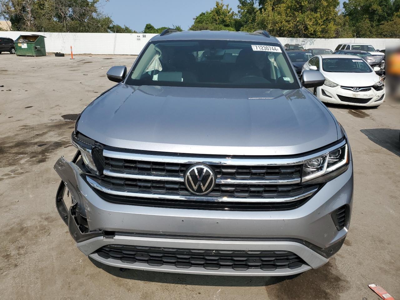 2022 VOLKSWAGEN ATLAS SE VIN:1V2WP2CAXNC524539