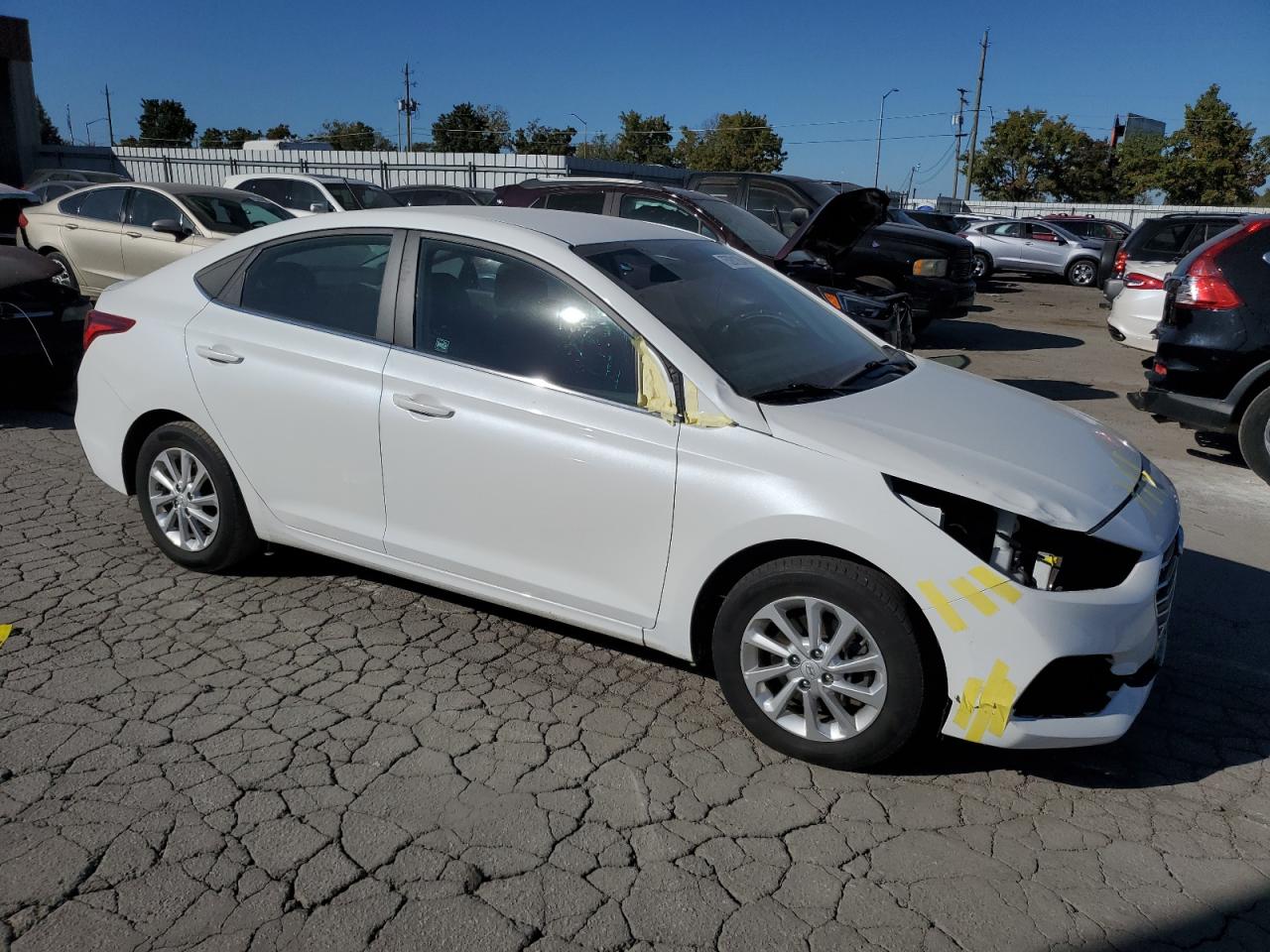 2022 HYUNDAI ACCENT SE VIN:3KPC24A67NE156262