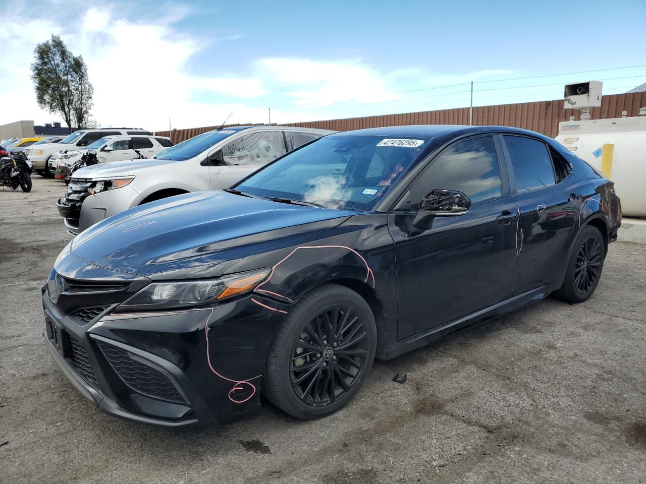 2022 TOYOTA CAMRY NIGHT SHADE VIN:4T1G31AK4NU035129