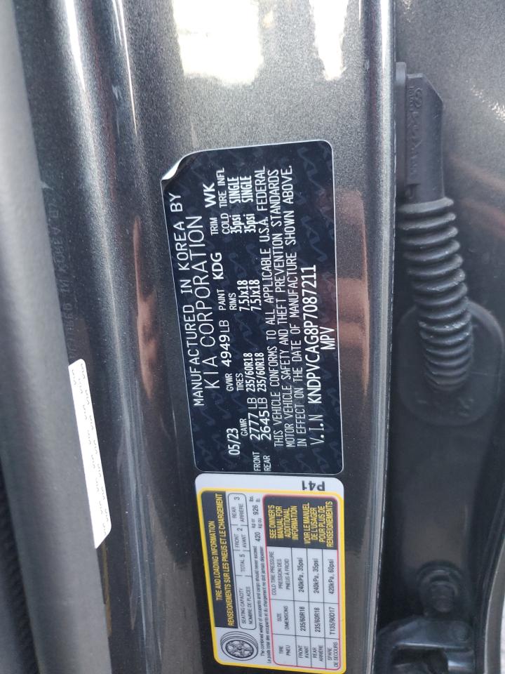 2023 KIA SPORTAGE EX VIN:KNDPVCAG8P7087211