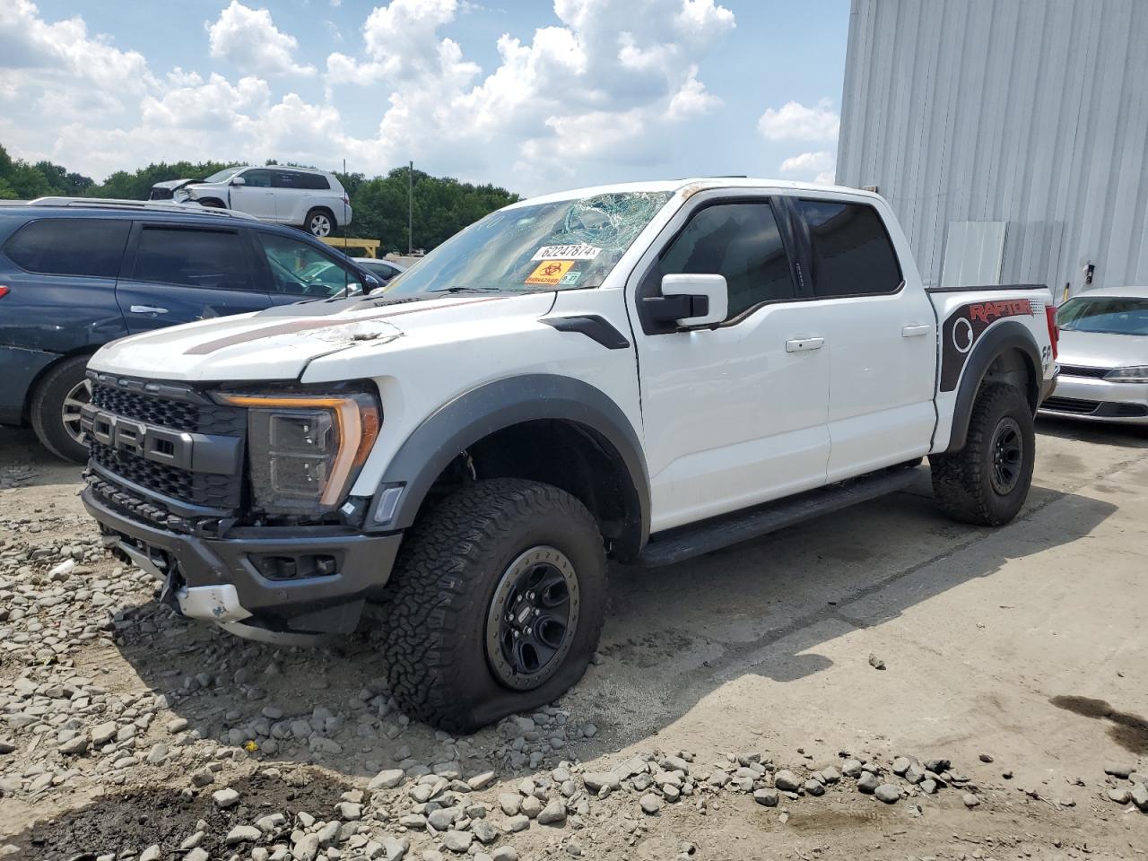 2022 FORD F150 RAPTOR VIN:1FTFW1RG6NFA83520