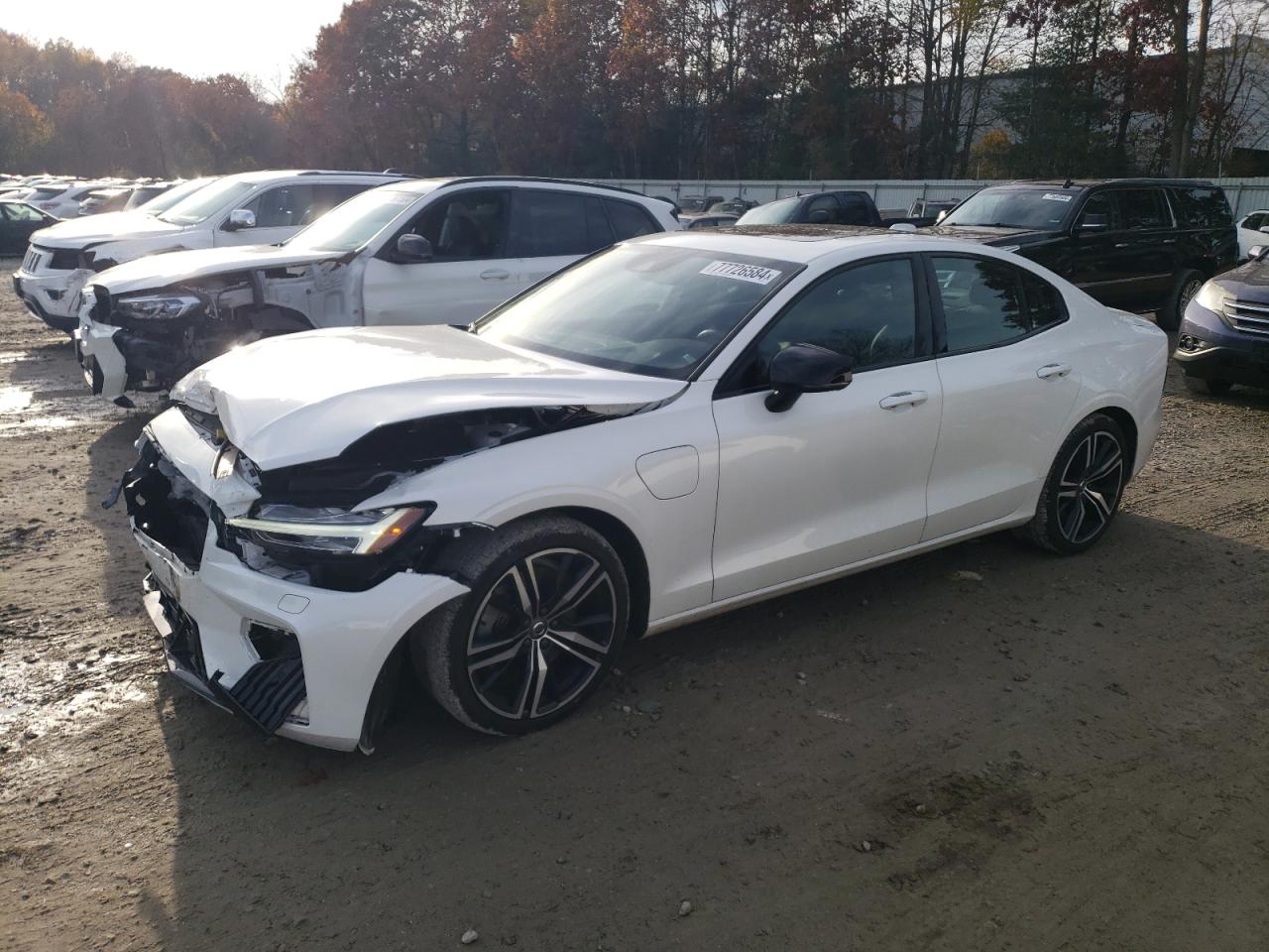 2022 VOLVO S60 T8 RECHARGE R-DESIGN VIN:7JRBR0FM5NG173957
