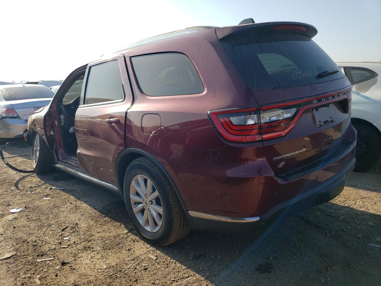 2023 DODGE DURANGO SXT VIN:1C4RDJAG9PC599745