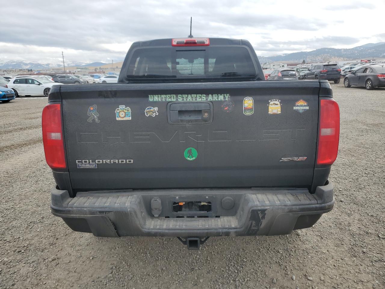 2022 CHEVROLET COLORADO ZR2 VIN:1GCGTEEN5N1257308