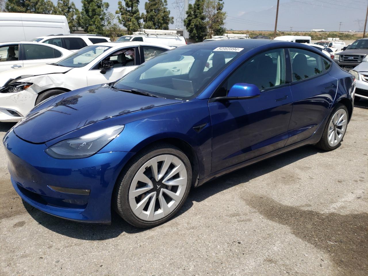 2022 TESLA MODEL 3  VIN:5YJ3E1EA6NF145669