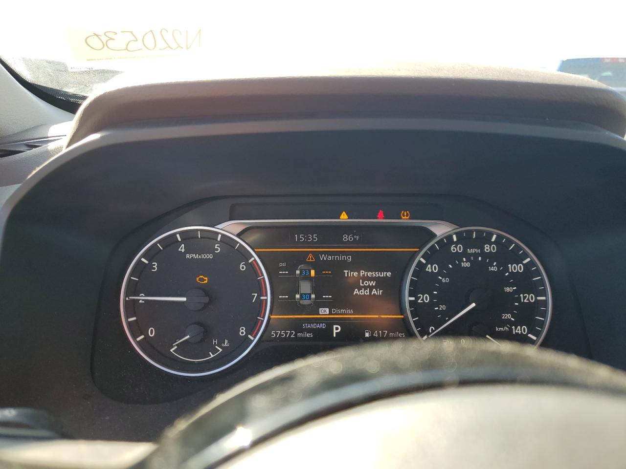 2022 NISSAN ROGUE SV VIN:5N1BT3BAXNC715778