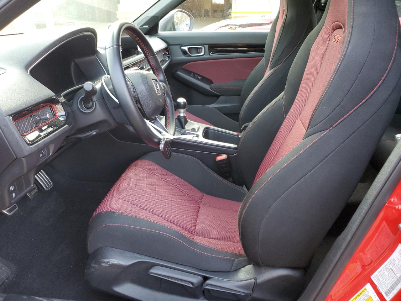 2022 HONDA CIVIC SI VIN:2HGFE1E53NH472509