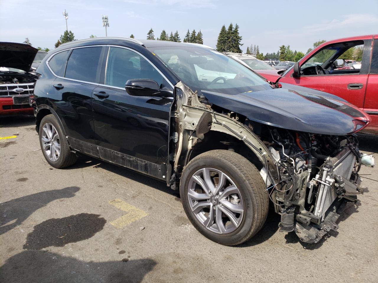 2022 HONDA CR-V TOURING VIN:5J6RT6H92NL092135