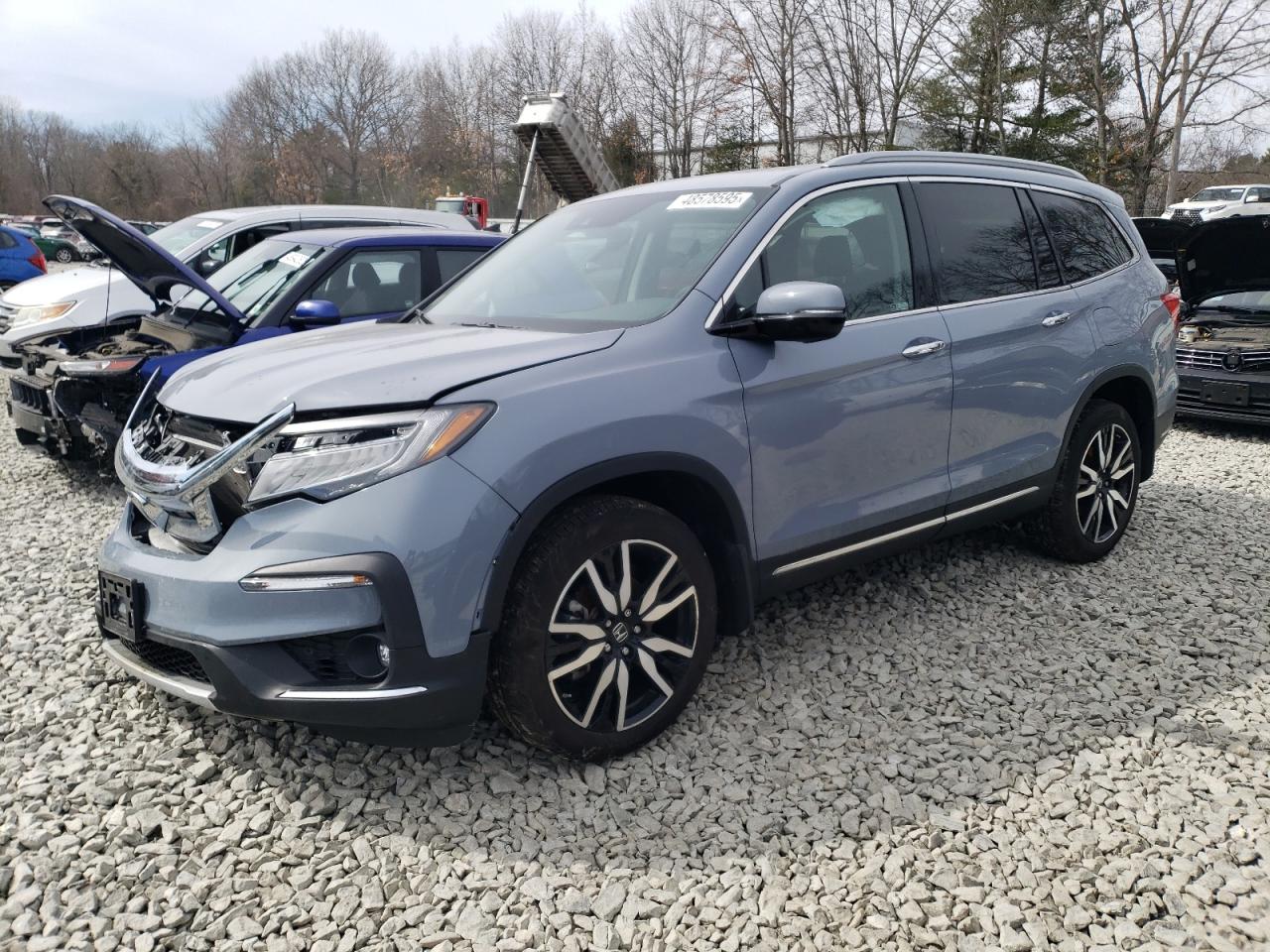 2022 HONDA PILOT ELITE VIN:5FNYF6H02NB054434