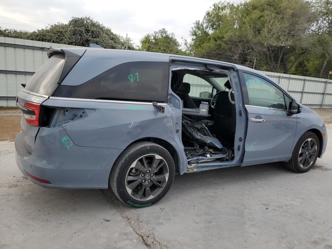 2023 HONDA ODYSSEY ELITE VIN:5FNRL6H90PB013587