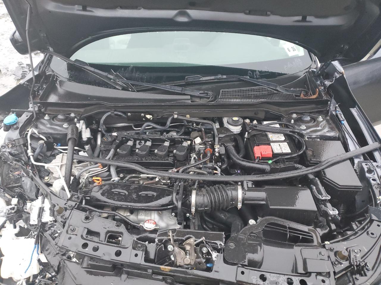 2022 HONDA CIVIC EX VIN:JHMFE1F73NX001291