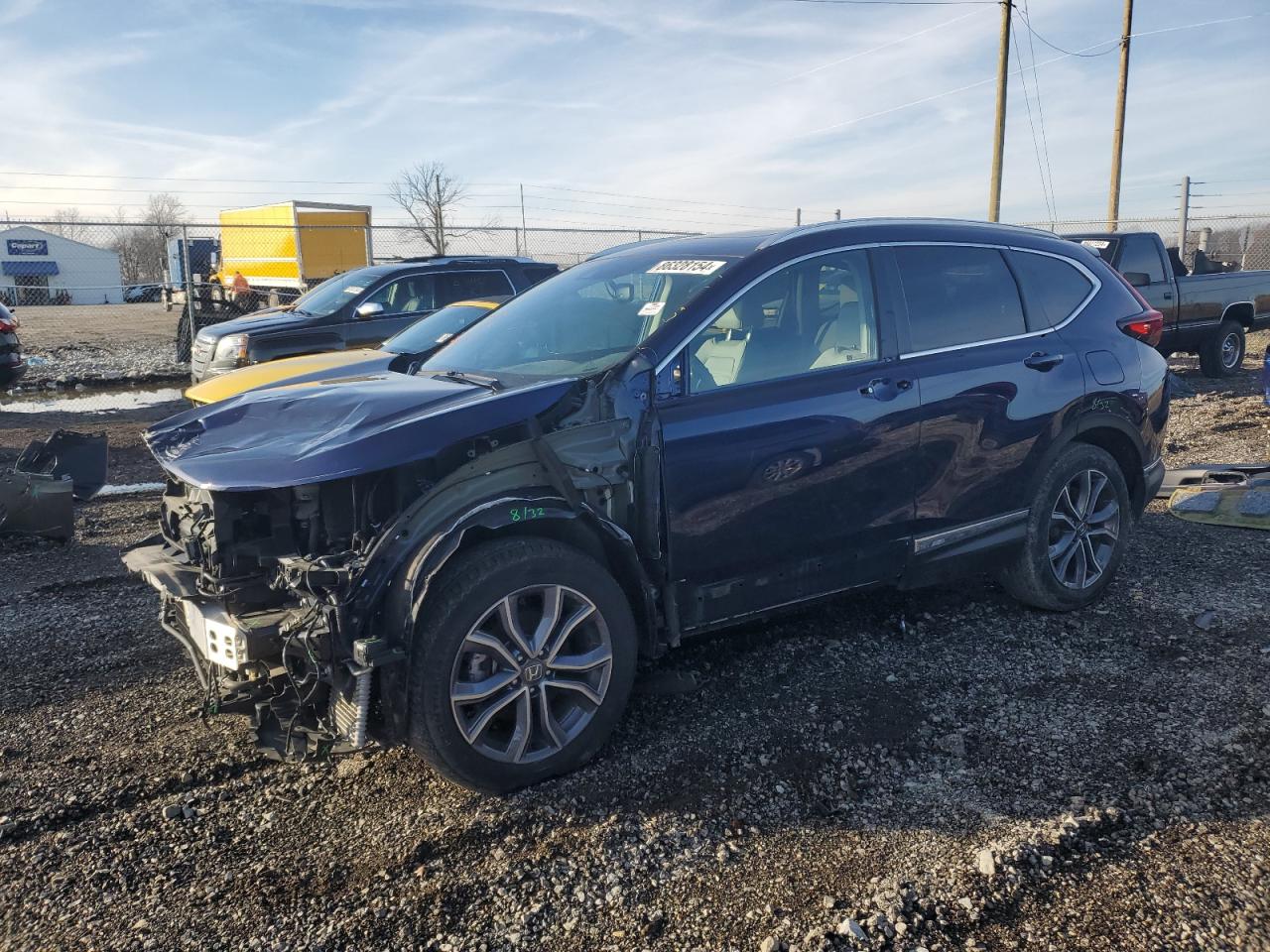2022 HONDA CR-V TOURING VIN:5J6RT6H97NL030648