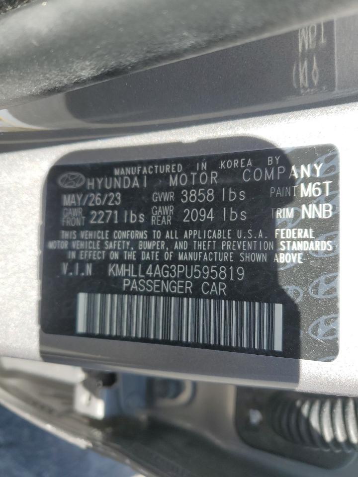 2023 HYUNDAI ELANTRA SE VIN:KMHLL4AG3PU595819