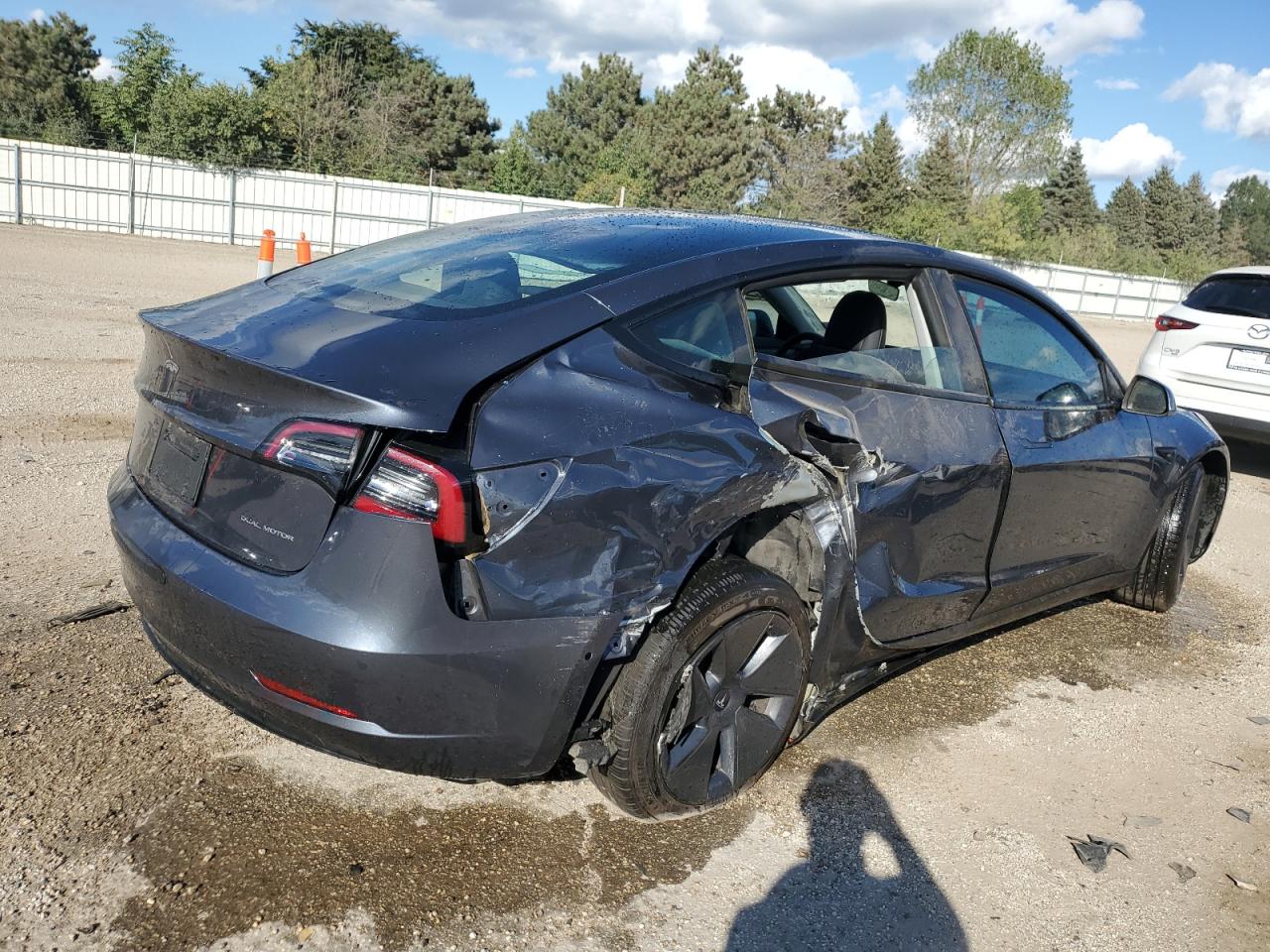 2022 TESLA MODEL 3  VIN:5YJ3E1EB3NF170764